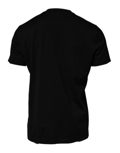 Black Crew Neck Short Sleeve T-shirt