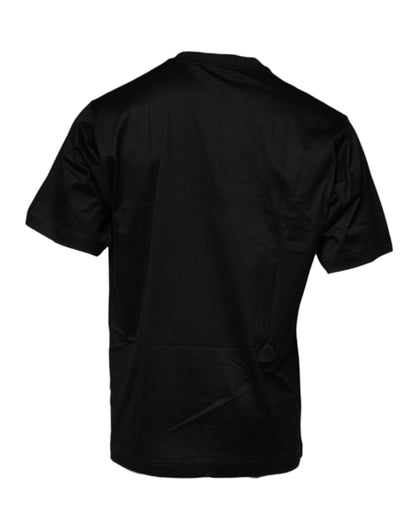 Black Crew Neck Short Sleeve T-shirt