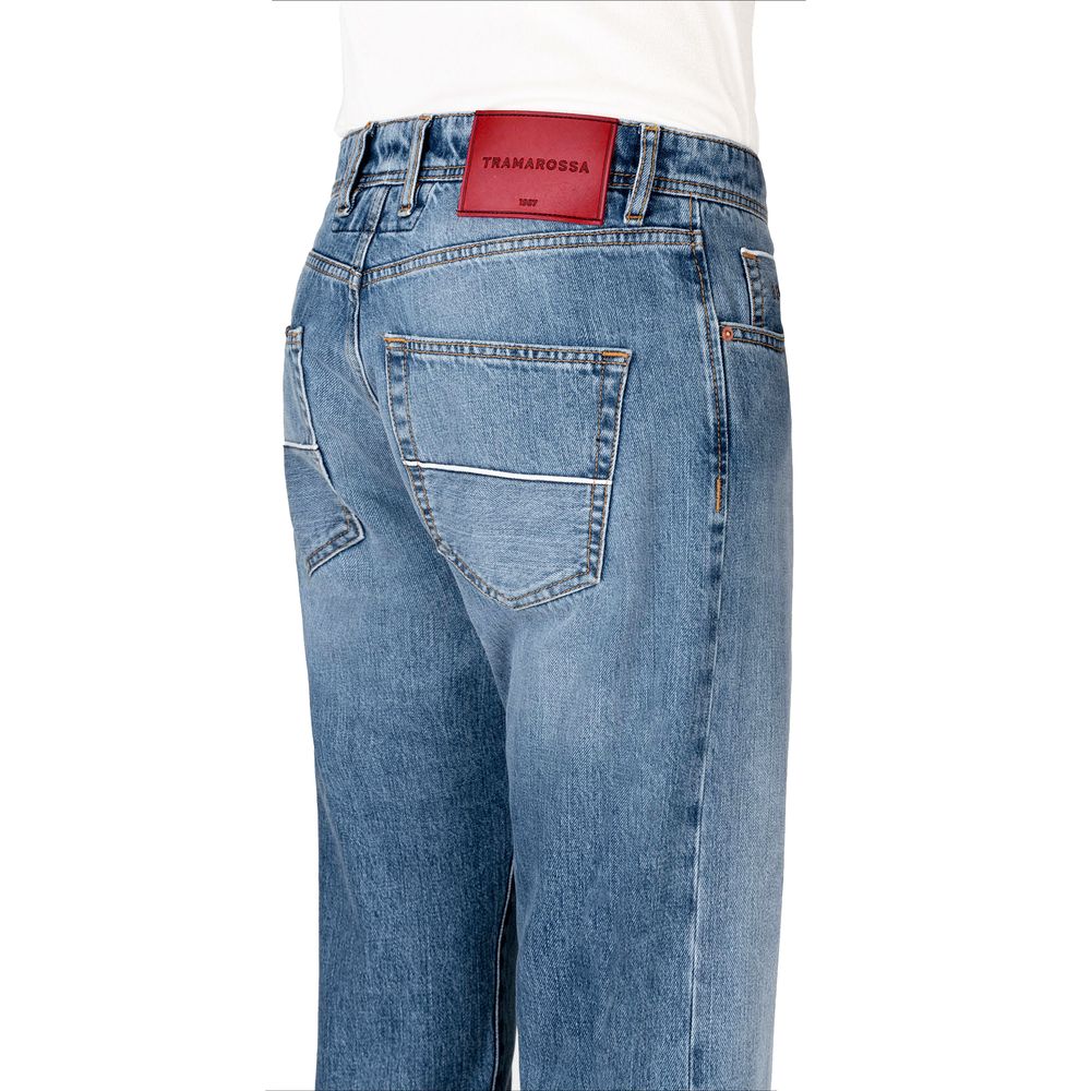 Blue Cotton Jeans & Pant