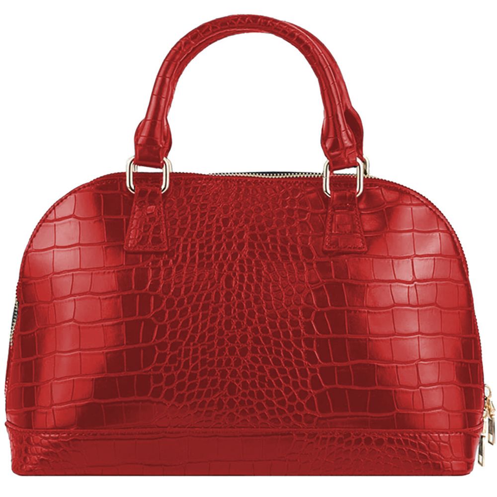 Red Polyethylene Handbag