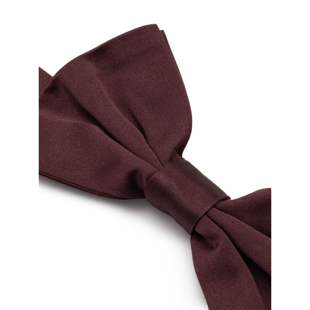 Burgundy Silk Ties & Bowty