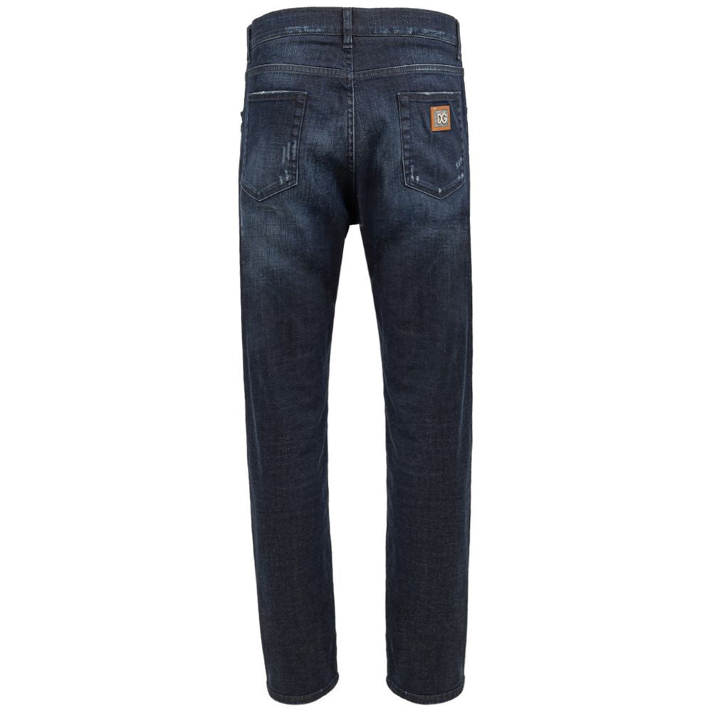 Blue Cotton Jeans & Pant