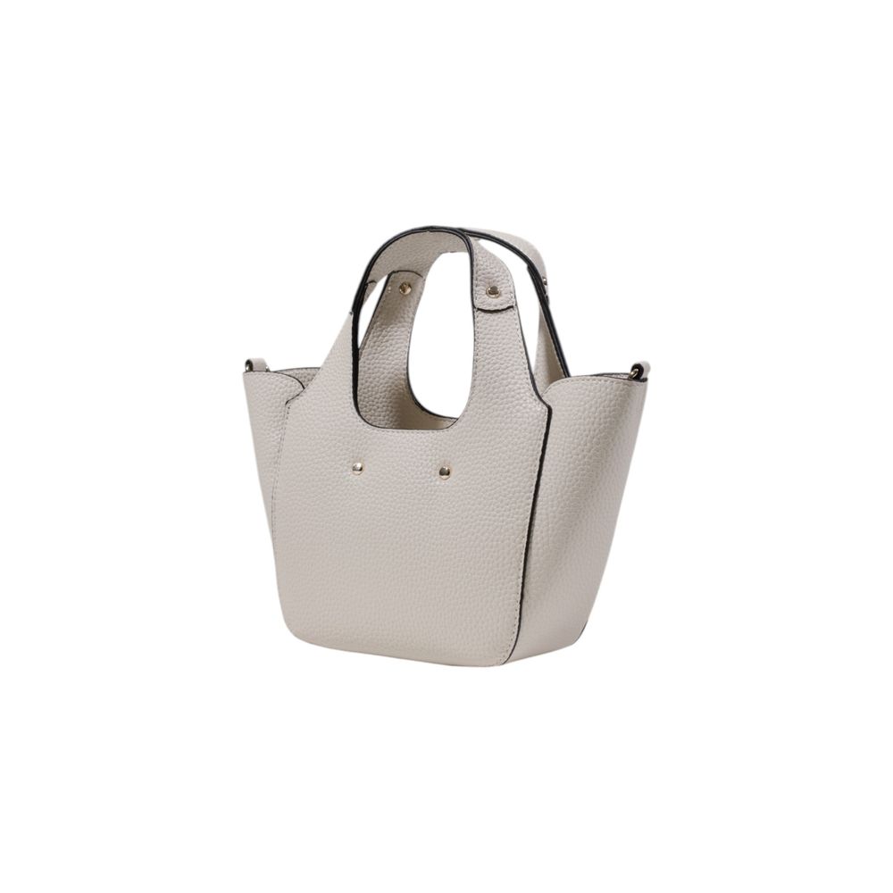 Cream Polyethylene Handbag