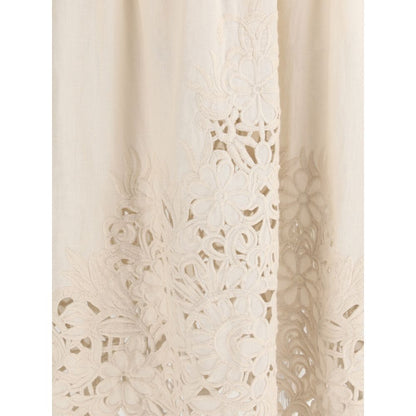 Wylie Embroidered Midi Skirt