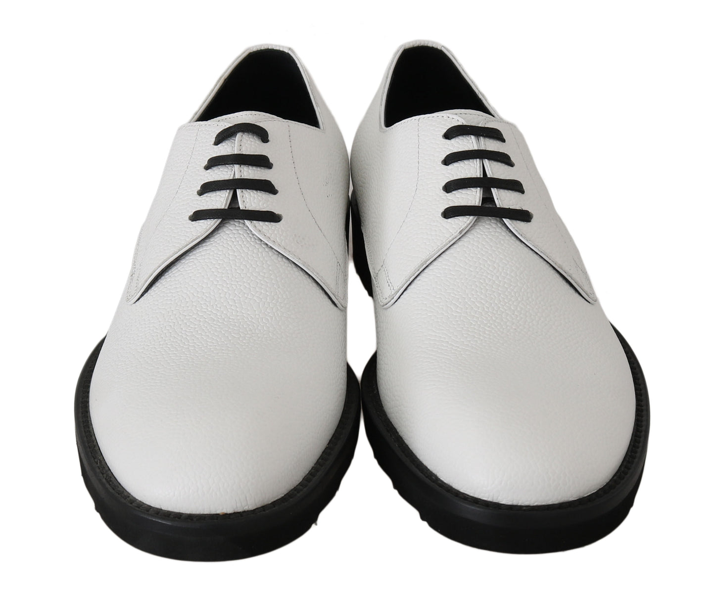 Elegant White Formal Leather Shoes