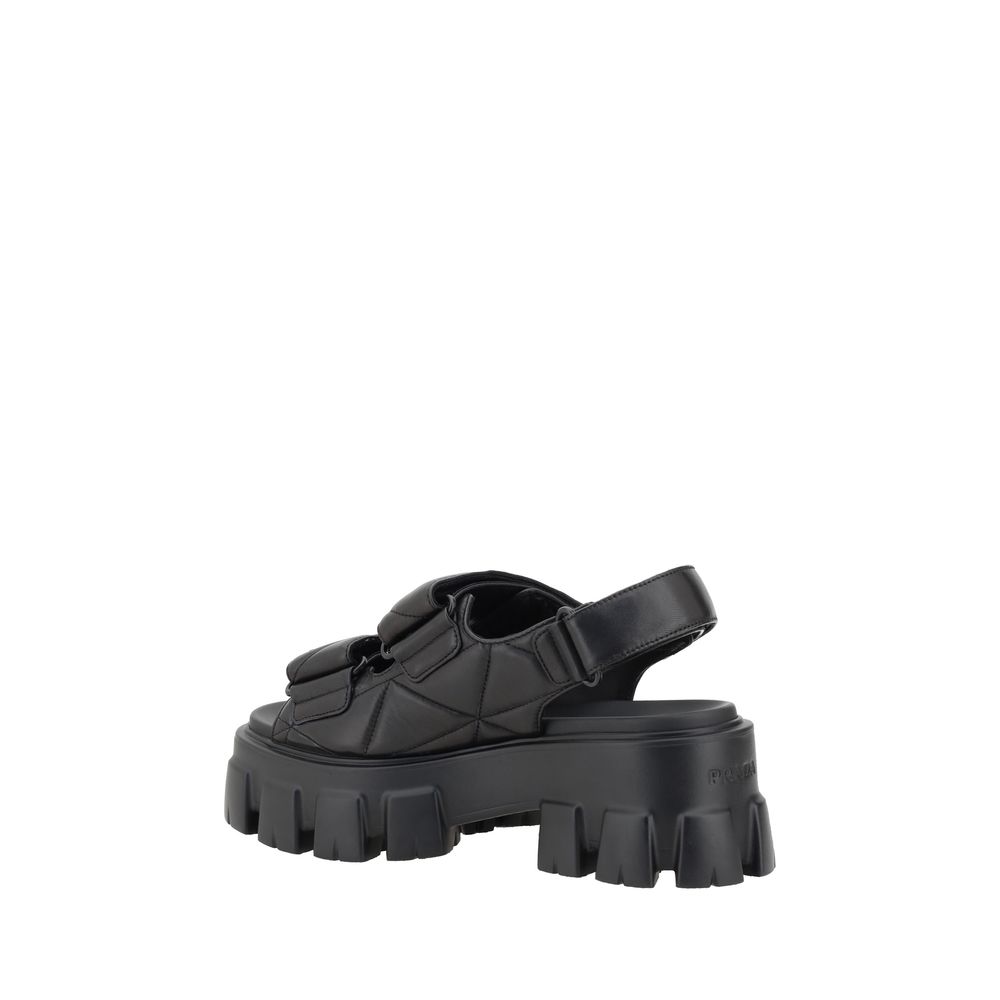 Sandals with lug sole