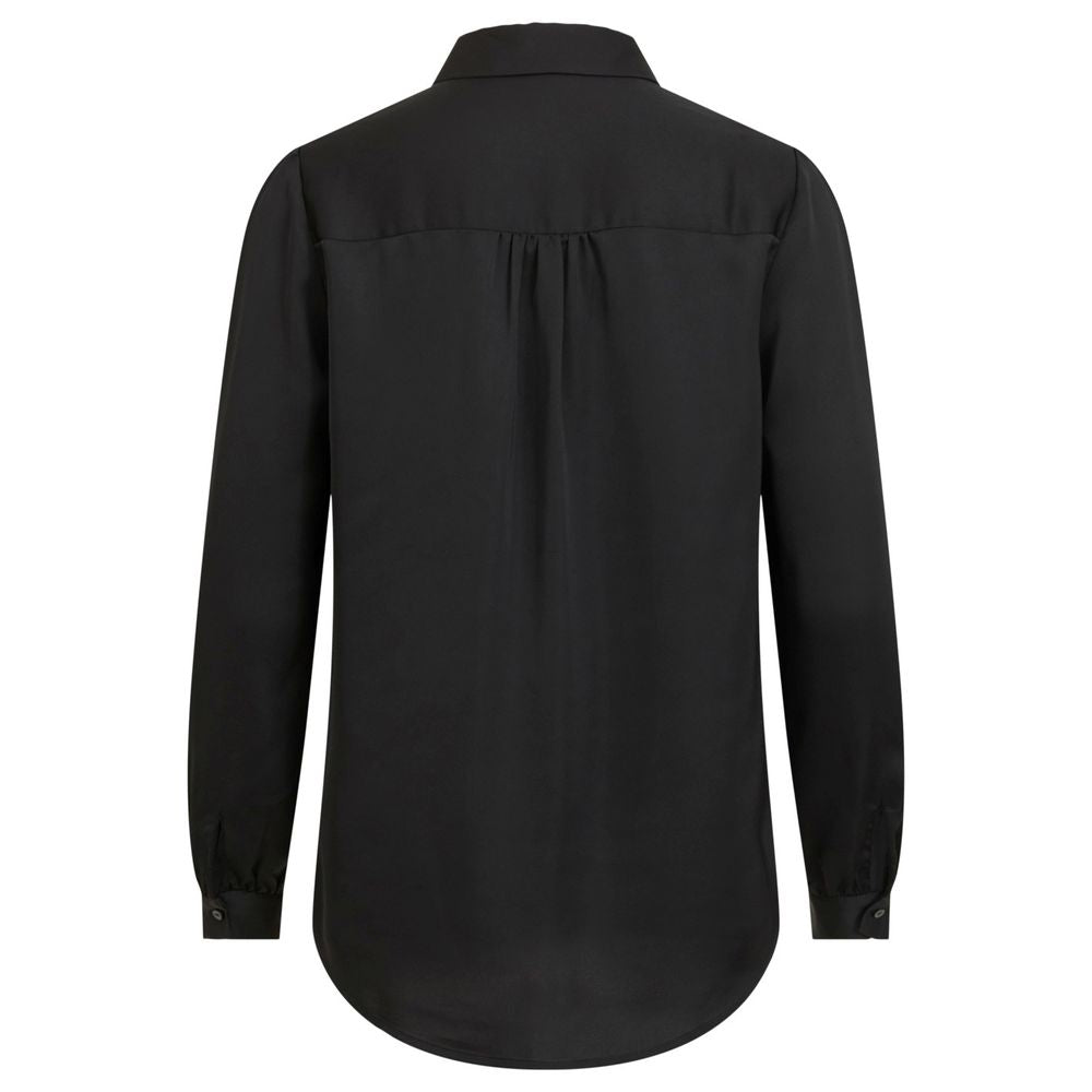 Black Polyester Sweater