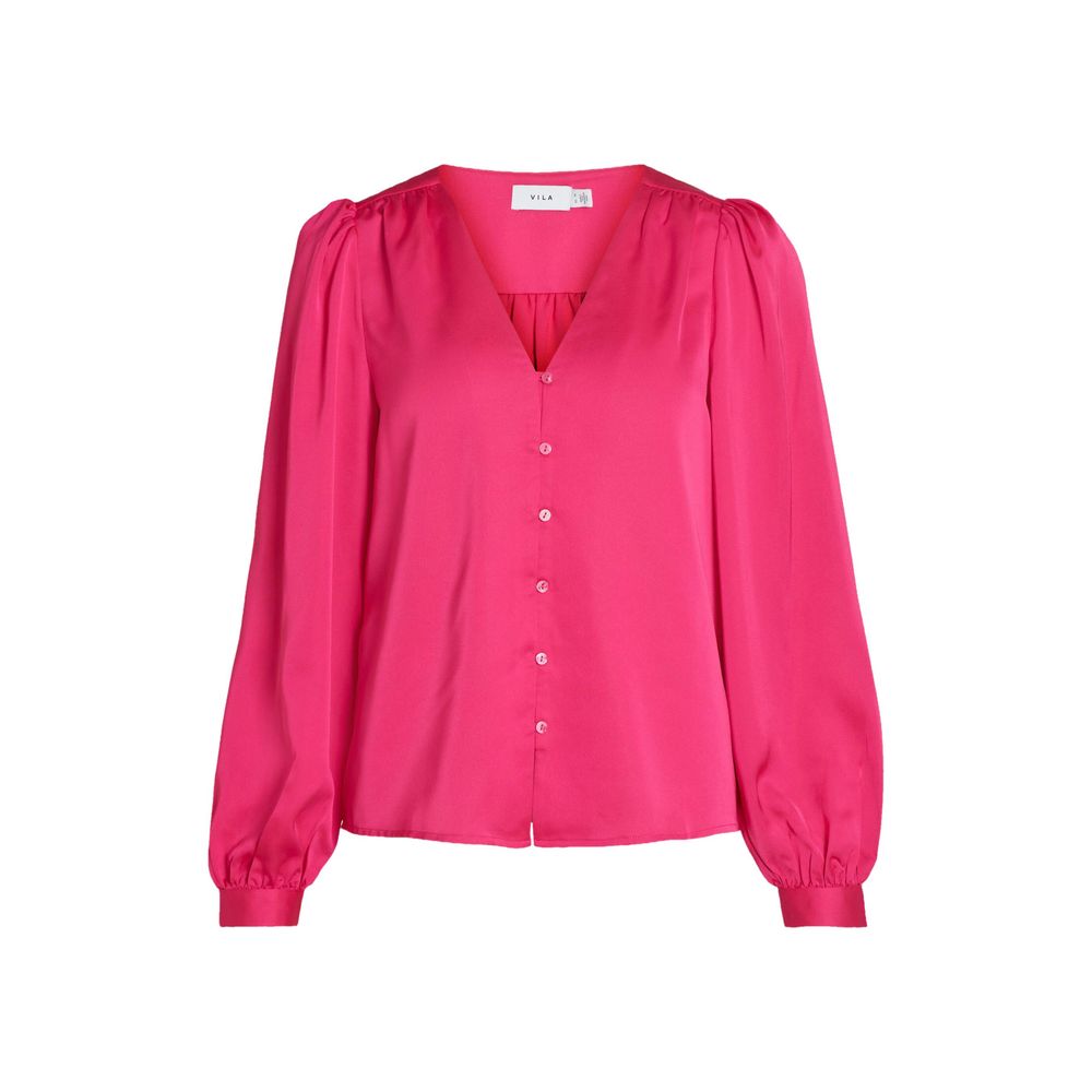 Pink Polyester Shirt