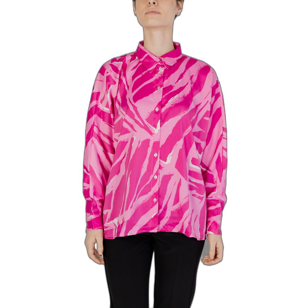 Pink Polyester Sweater