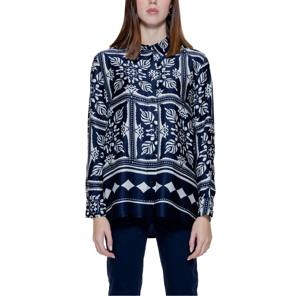 Blue Viscose Sweater