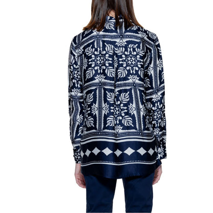 Blue Viscose Sweater