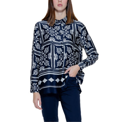 Blue Viscose Sweater