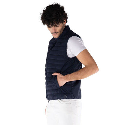 Green Polyester Men's Vest