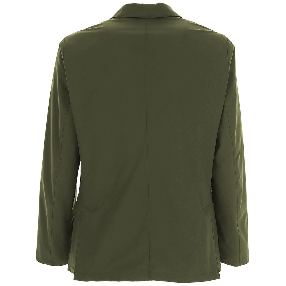 Green Polyester Blazer