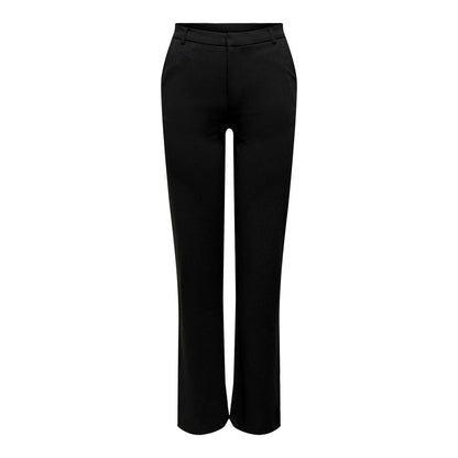 Black Elastane Jeans & Pant