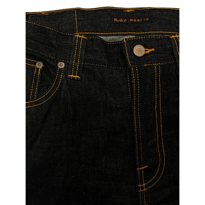 Black Cotton Men Jeans