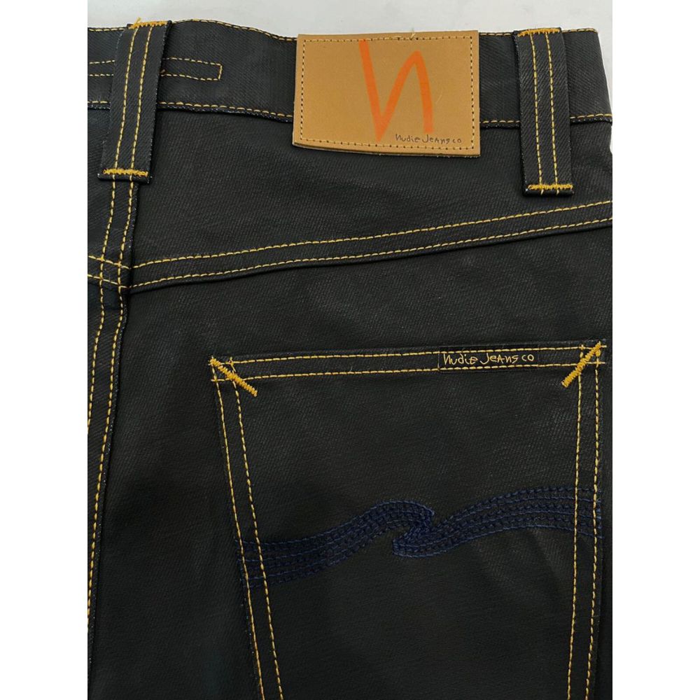 Black Cotton Men's Jean