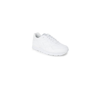 White Synthetic Leather Sneaker