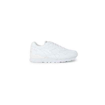 White Synthetic Leather Sneaker