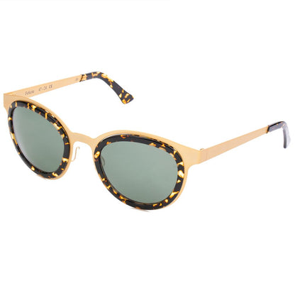 Gold Stainless Steel Sunglasses