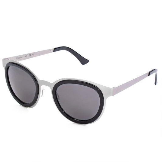 Gray Stainless Steel Sunglasses