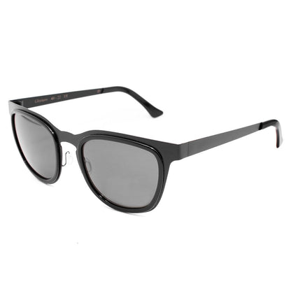 Black Stainless Steel Sunglasses