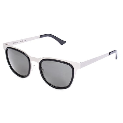 Gray Stainless Steel Sunglasses