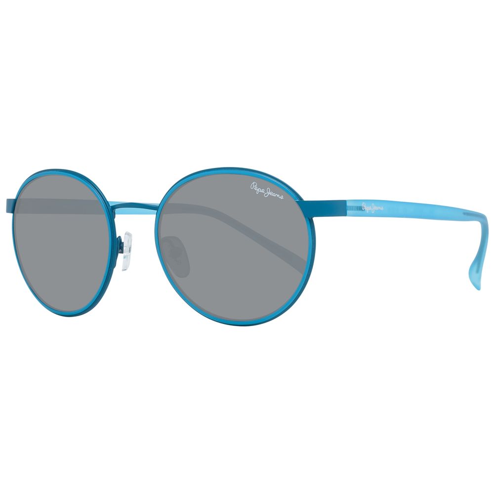 Blue Metal Sunglasses