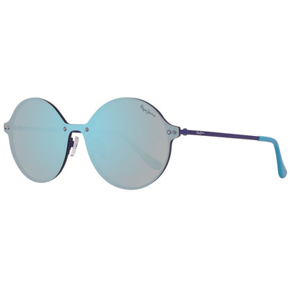 Blue Metal Sunglasses