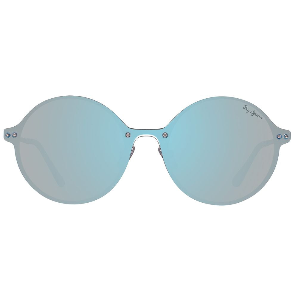 Blue Metal Sunglasses