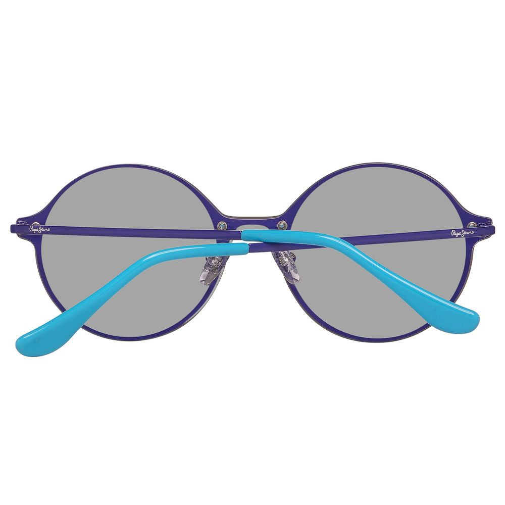 Blue Metal Sunglasses