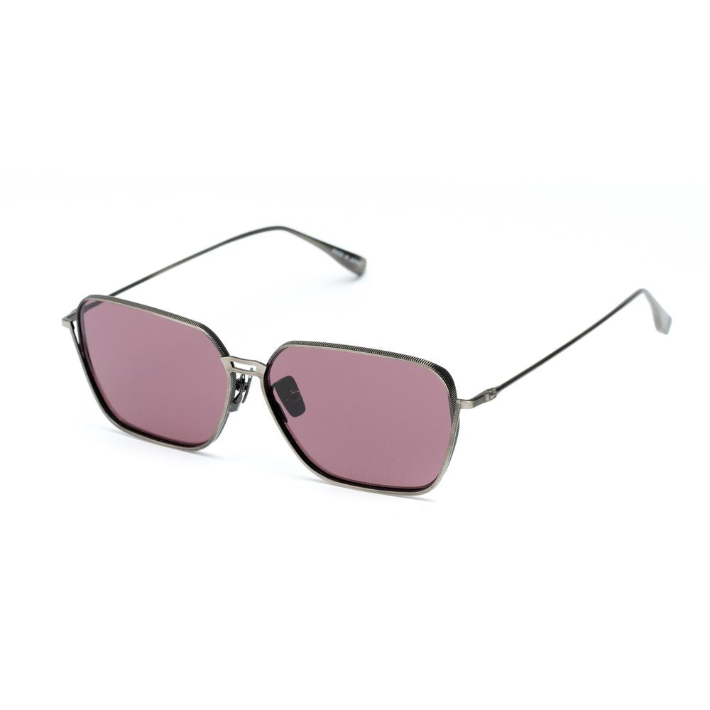 Gray Stainless Steel Sunglasses