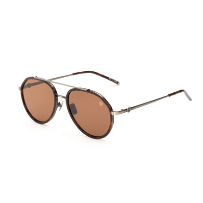 Brown Titanium Sunglasses