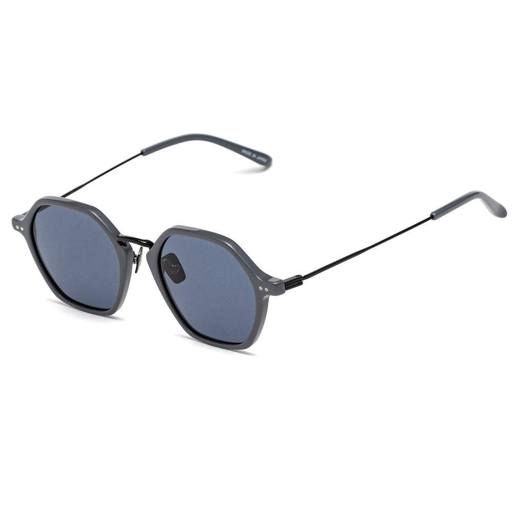 Gray Stainless Steel Sunglasses