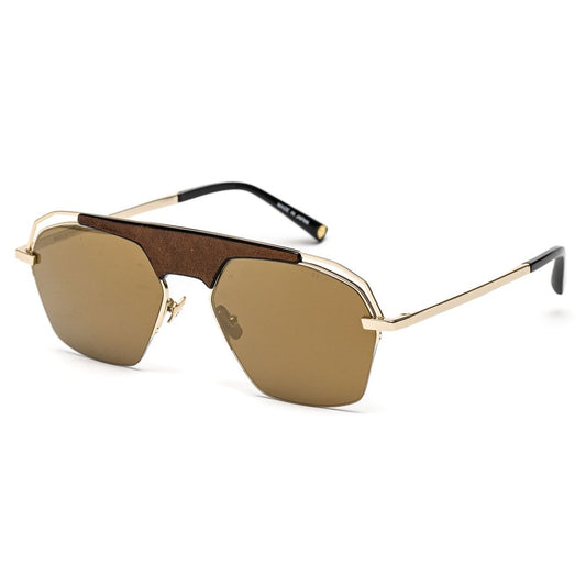 Gold Titanium Sunglasses