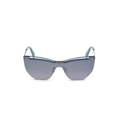 Bicolor Plastic And Metal Sunglasses