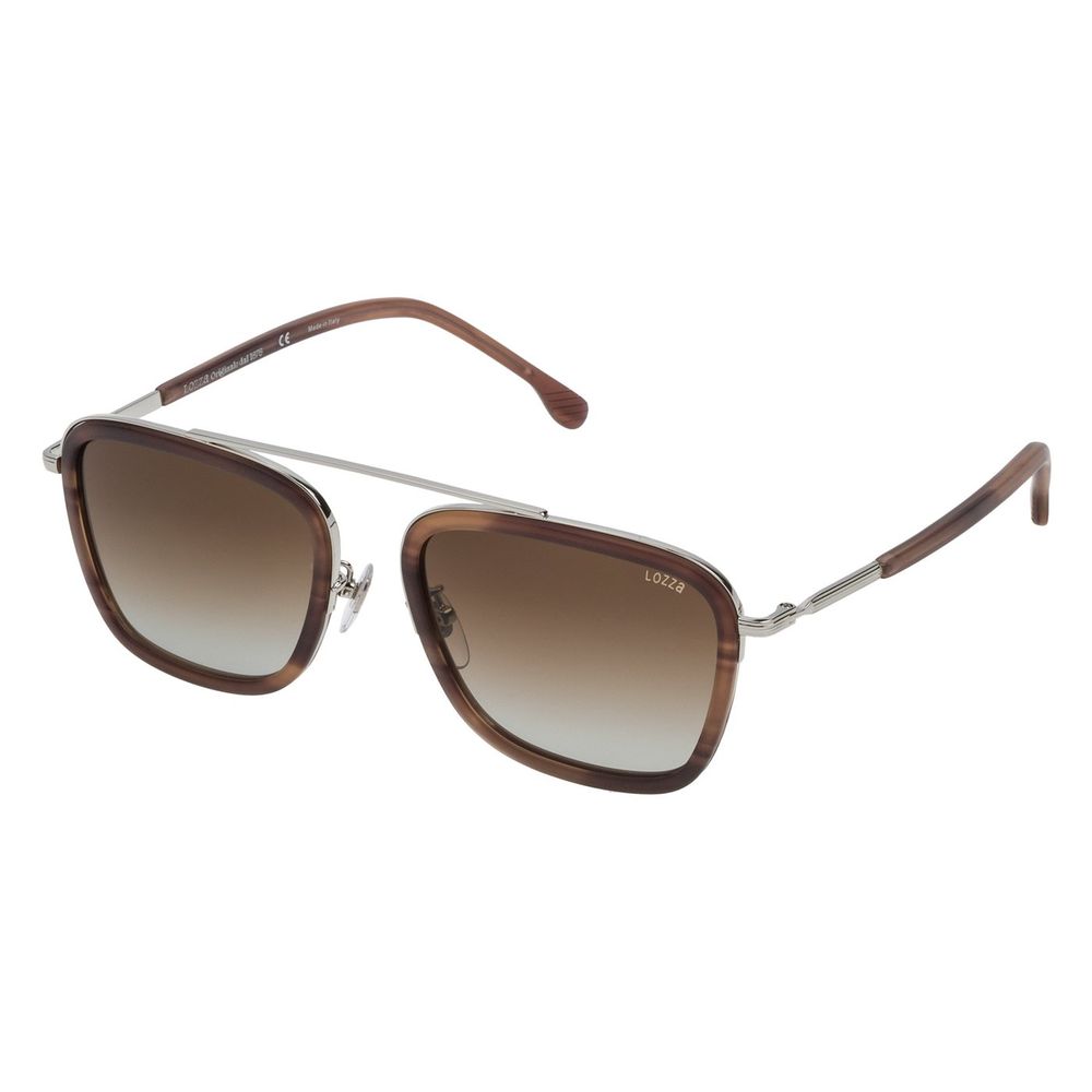 Brown Metal Sunglasses