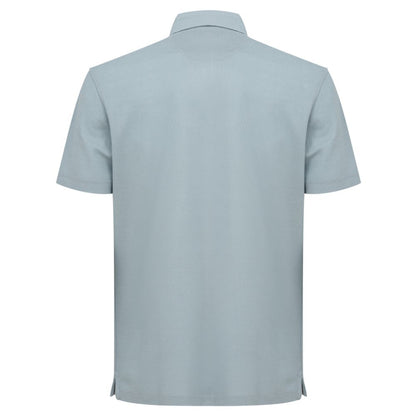 Light Blue Cotton Polo Shirt