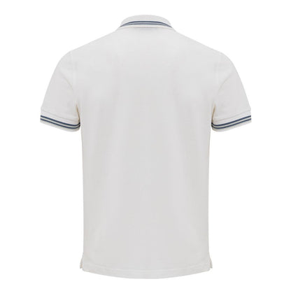 White Cotton Polo Shirt