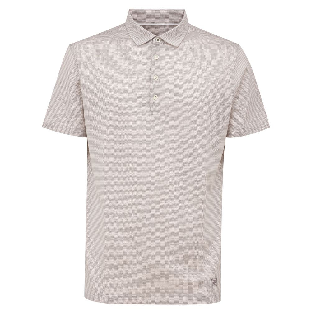 White Cotton Polo Shirt