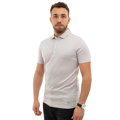 White Cotton Polo Shirt