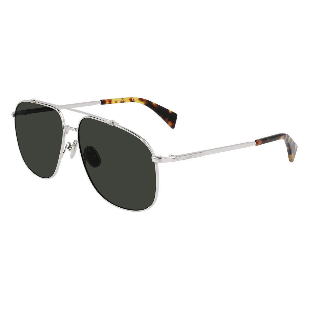 Gray Metal Sunglasses