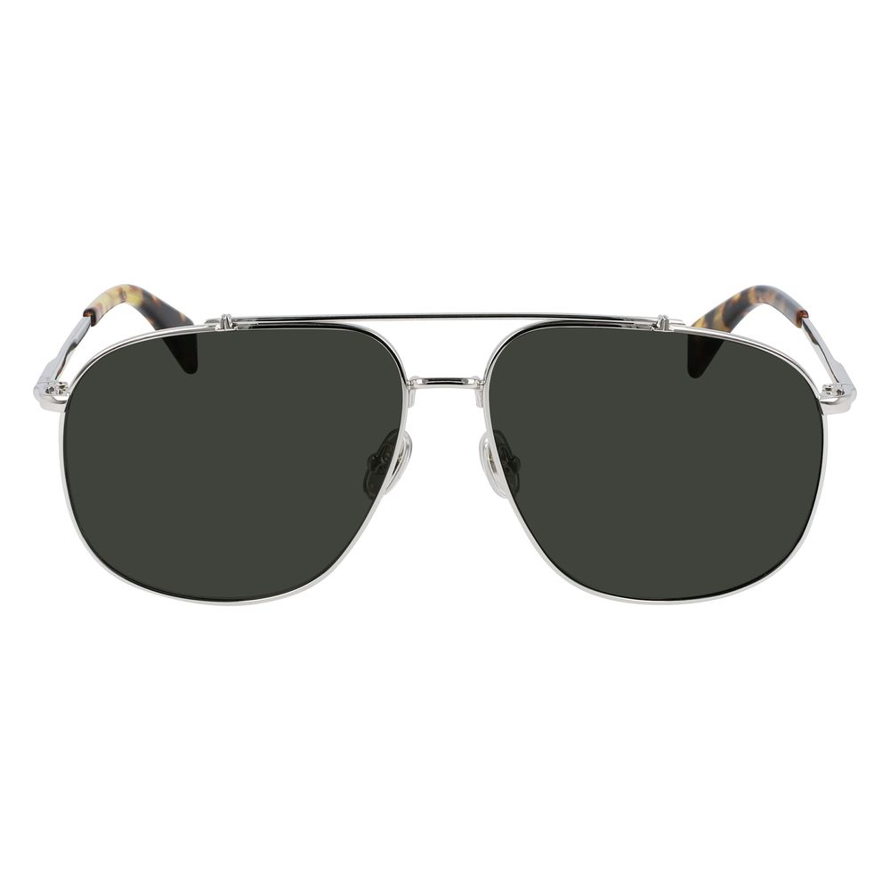 Gray Metal Sunglasses