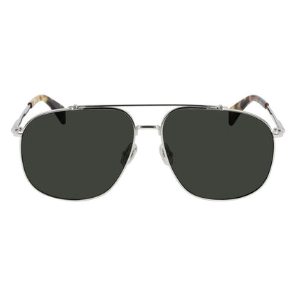 Gray Metal Sunglasses