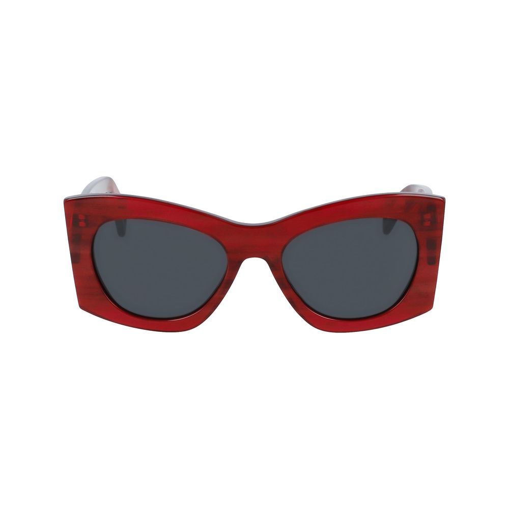 Red Acetate Sunglasses