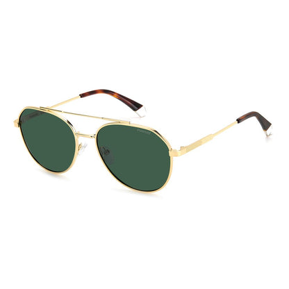 Gold Stainless Steel Sunglasses