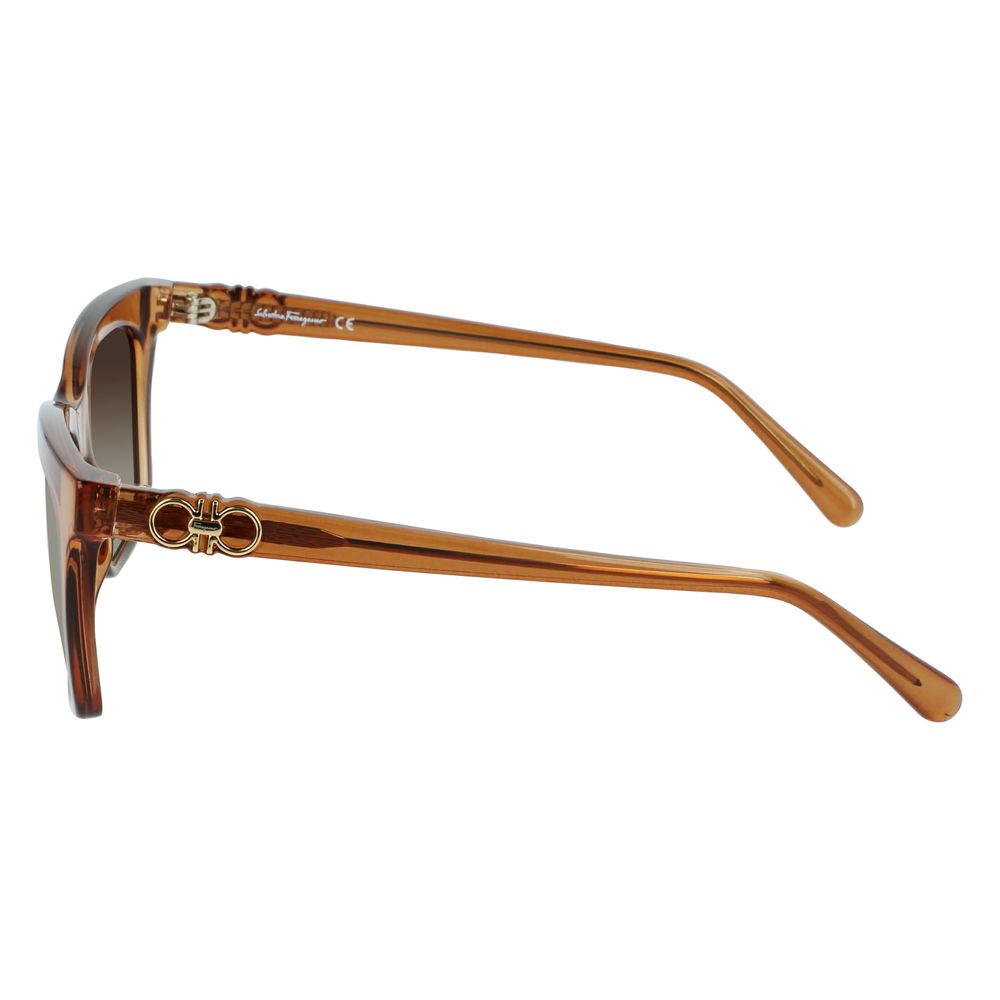 Brown Injected Sunglasses