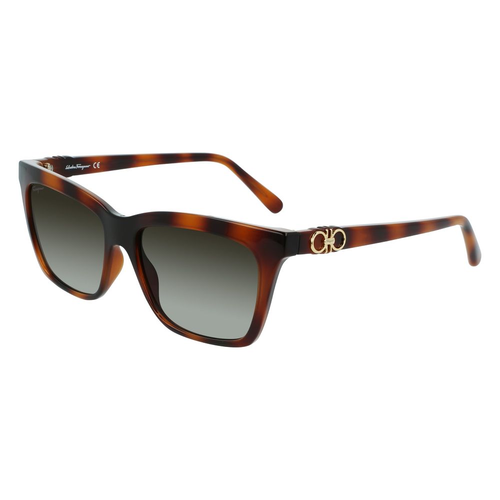 Brown Injected Sunglasses