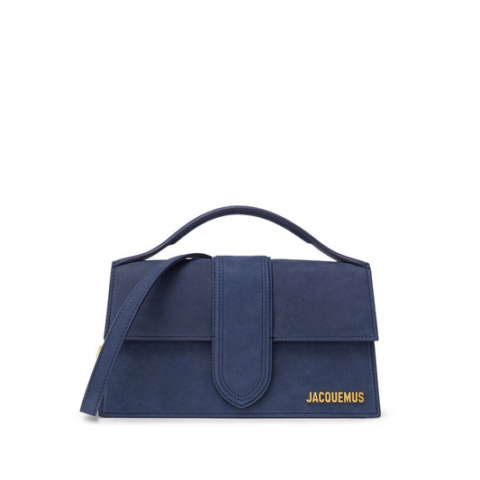 Navy Blue Scamosciato Handbag