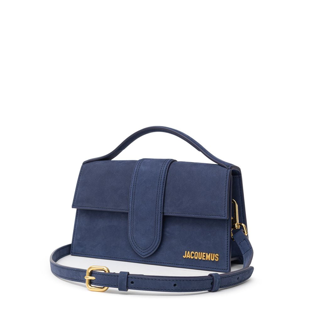 Navy Blue Scamosciato Handbag